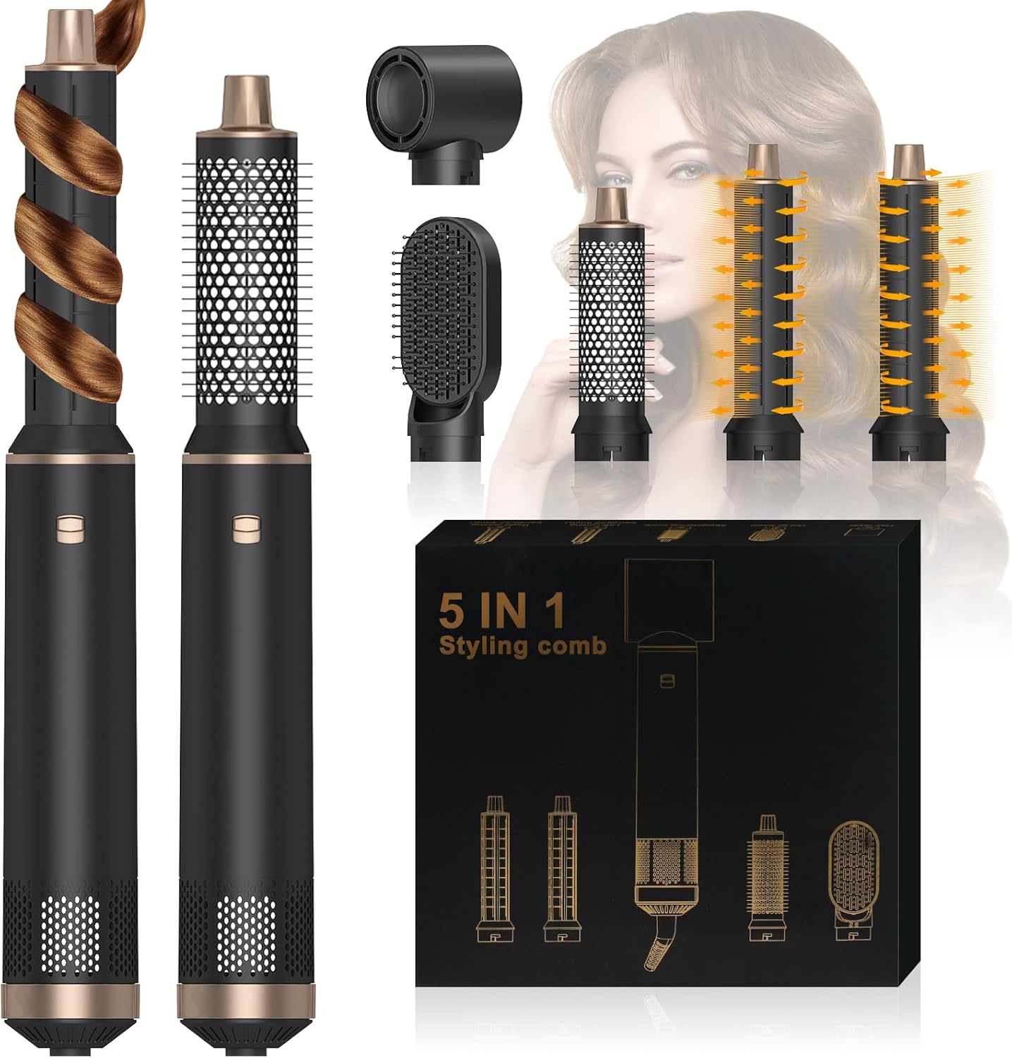 Anluomania Blow Dryer Brush 5 in 1
