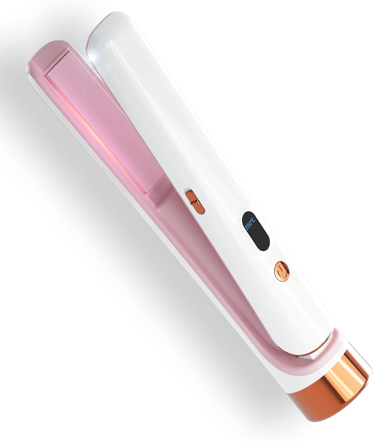 Cordless Hair Straightener Portable Travel Rechargeable Flat Iron, Fast Heating, Adjustable Temperature for Professional Straightening & Curling  Portable and Travel-Friendly