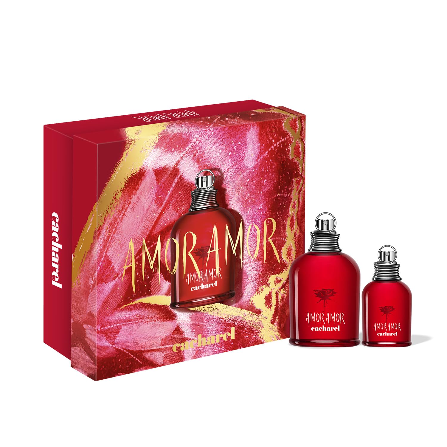 Cacharel Amor Amor - Eau de Toilette & Fragrance Gift Set for Women, Floral, Ambery, Fruity With Notes of Jasmine & Vanilla