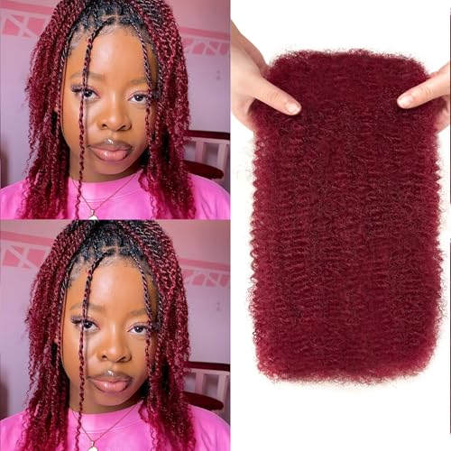 Paraglame 12 Inch Afro Kinkys Bulk Human Hair