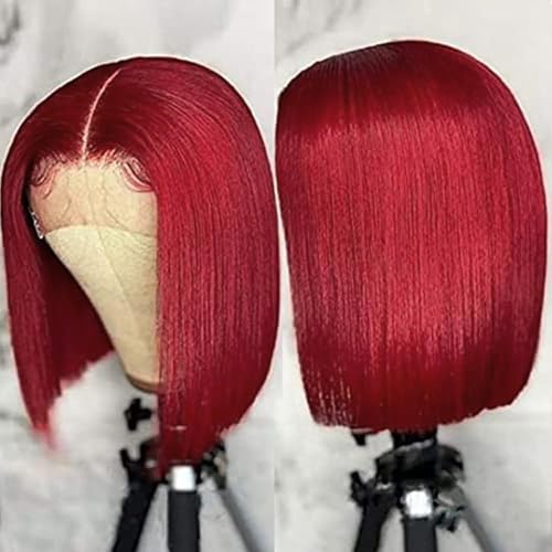 Burgundy Red Bob Wig