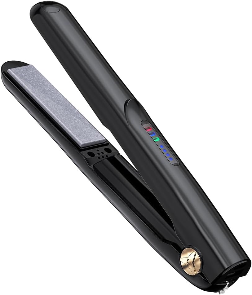 QEOWUO Cordless Hair Straightener (Black)
