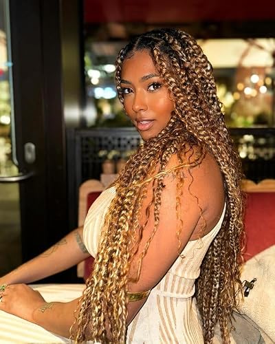 MOTFIN 18" Curly Boho Human Hair